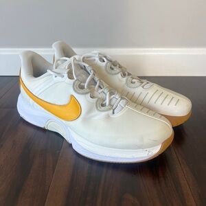 Nike Court Air Zoom GP Turbo “Summit White University Gold” tennis shoes mens 12